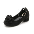 Girls Floral Design High Heels Shoes for Wedding Party childrensterritory