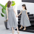 Mommy and Me High-Low Matching Party Dresses