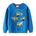 Kids Boys Stars Print Warm Winter Sweatshirts