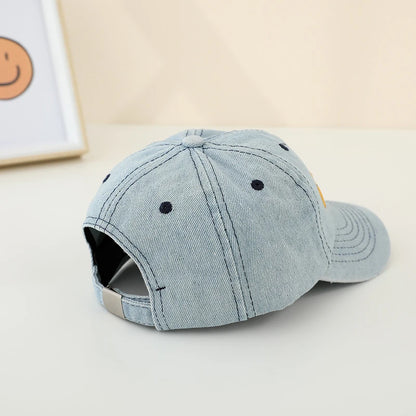 Little Boys Grls Bulldozer Embroidered Cotton Baseball Caps childrensterritory