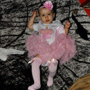 Newborn Girls White Bodysuit with Pettiskirt Tutu Outfits childrensterritory