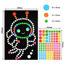 Kids Colorful Cartoon Puzzle Dot Sticker Games childrensterritory