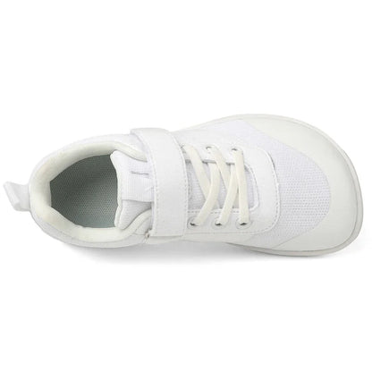 Grey Striped Soft Barefoot Shoes For Boys And Girls