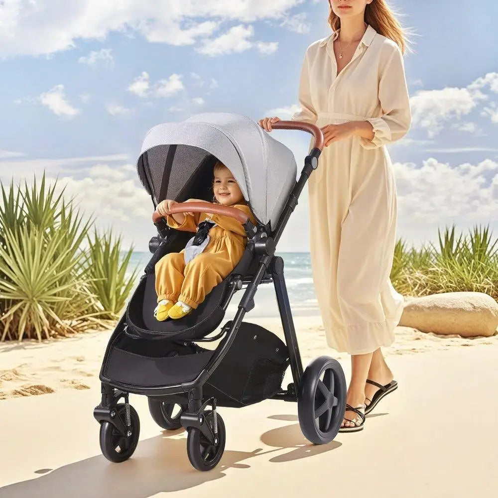 Luxury Baby Stroller and Bassinet Playard Combo Set childrensterritory