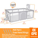 Indoor Ball Pit Baby Playpen with Safety Fence childrensterritory