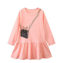 Kids Girls Long Sleeve Princess Embroidery Dresses for Winter childrensterritory