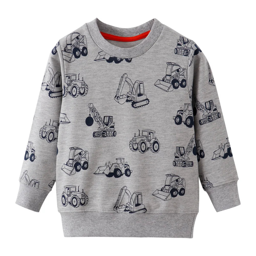 Little Boys Cotton Various Pattern Sweatshirts childrensterritory