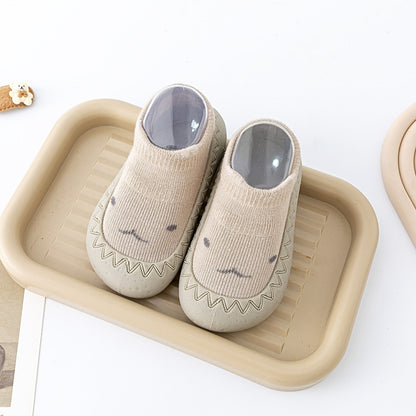 Baby Cartoon Print Soft Rubber Sole Booties childrensterritory
