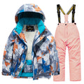 Thick Waterproof Printed Warm Snow Suits for Kids childrensterritory