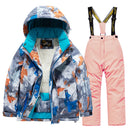 Thick Waterproof Printed Warm Snow Suits for Kids childrensterritory