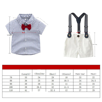 Little Boys Elegant Gentlemen Clothes Sets for Birthday Party