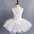 Rainbow Color Sequined Ballet Performance Tutu Skirts for Girls childrensterritory