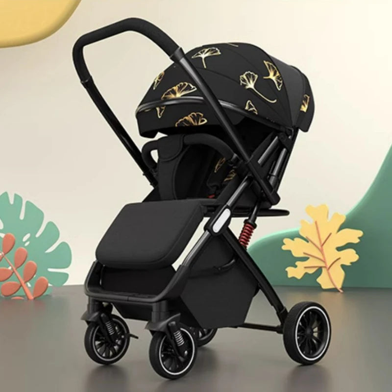 Bi-directional Lightweight High Landscape Baby Stroller