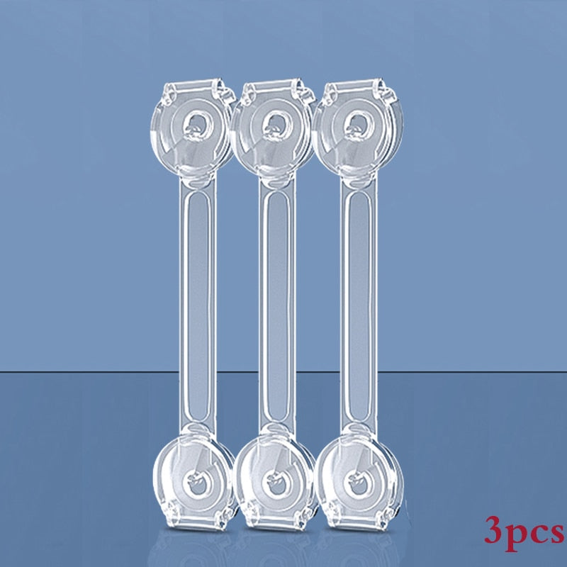 Anti-opening 3/5 Pieces Baby Cabinet Locks Protection Buckle childrensterritory