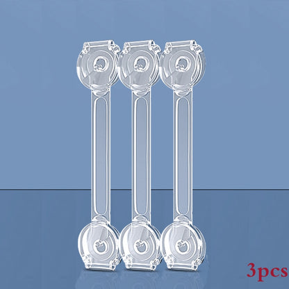 Anti-opening 3/5 Pieces Baby Cabinet Locks Protection Buckle childrensterritory
