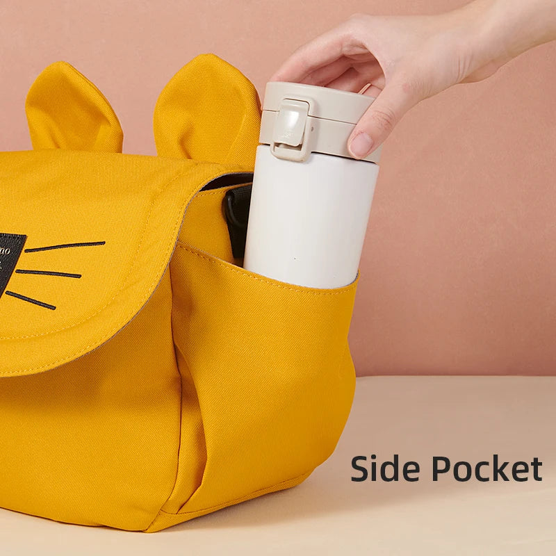 Cat-Style Mommy Travel Bag Baby Stroller Organizer