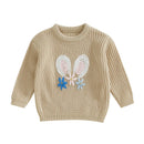 Toddler Girl Boy Casual Knitting Pullover for Easter childrensterritory