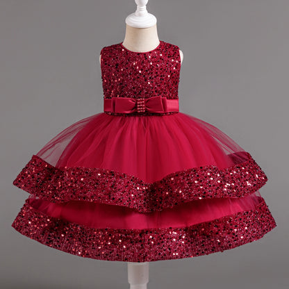 Baby Girl Sequin Unicorn Tutu Princess Dress for 1st Birthday