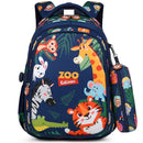 Waterproof Cartoon Print School Bags for Kids Boys, and Girls