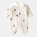 Baby Kids Cartoon Design Casual Warm Bodysuit childrensterritory