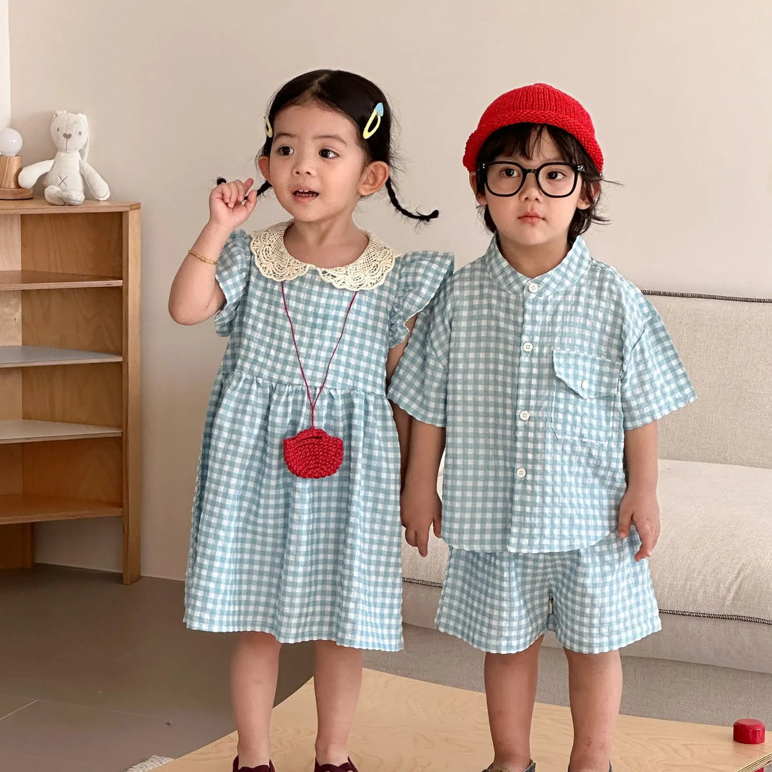Kids Boy Girl Matching Outfits Gentleman Suit + Girls Tutu Dress