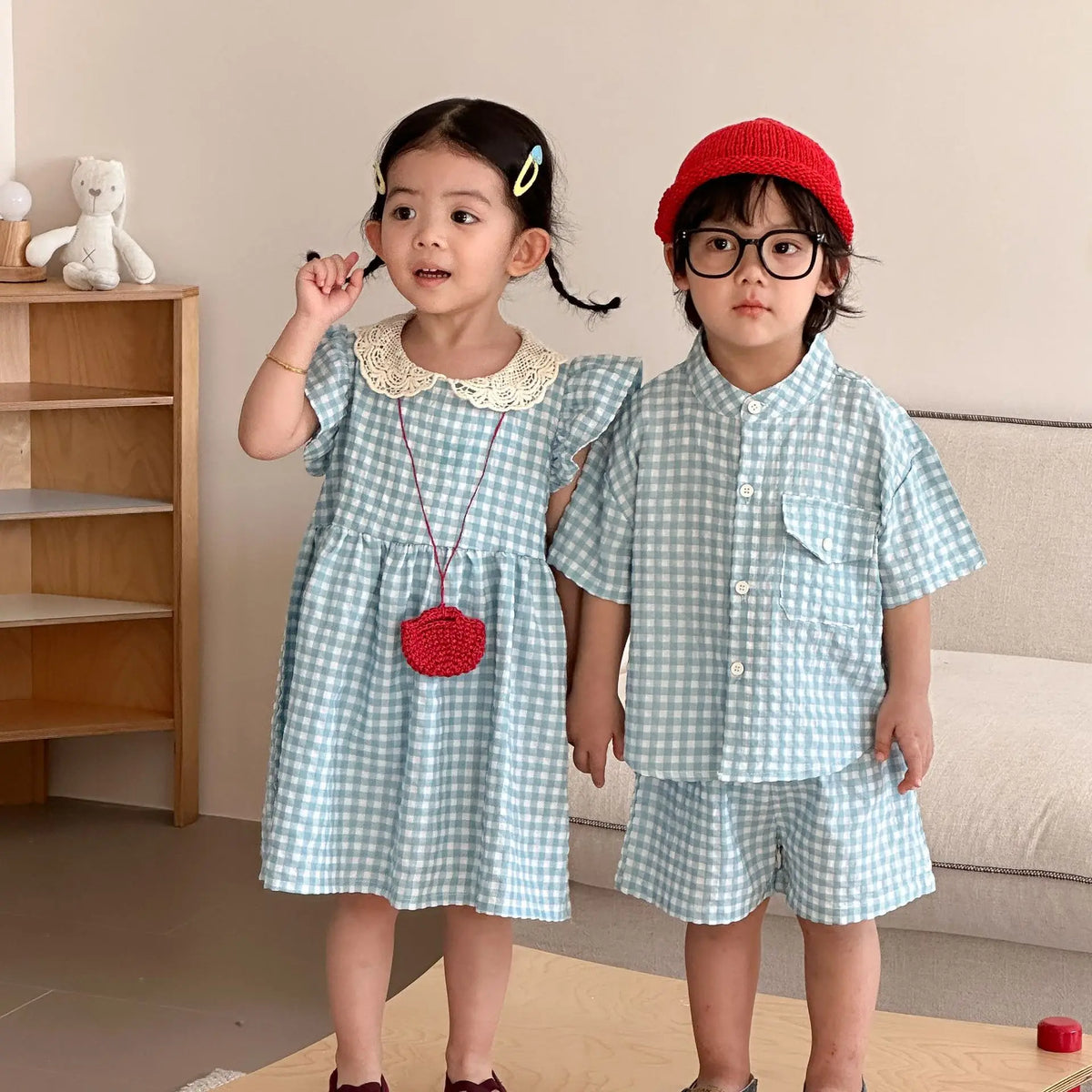 Kids Boy Girl Matching Outfits Gentleman Suit + Girls Tutu Dress