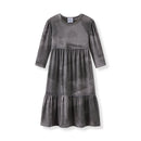 Ribbed Grey Melange Family Matching Clothing Sets childrensterritory