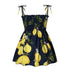 Little Girls Floral Halter Style Summer Cotton Dresses childrensterritory
