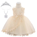 Baby Girl Lace Embroidered Formal Occasion Gowns childrensterritory