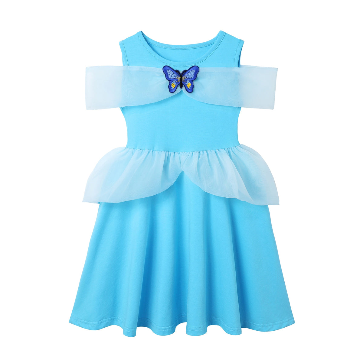 Kids GIrls Disney Princess Birthday Party Costume for Summer childrensterritory