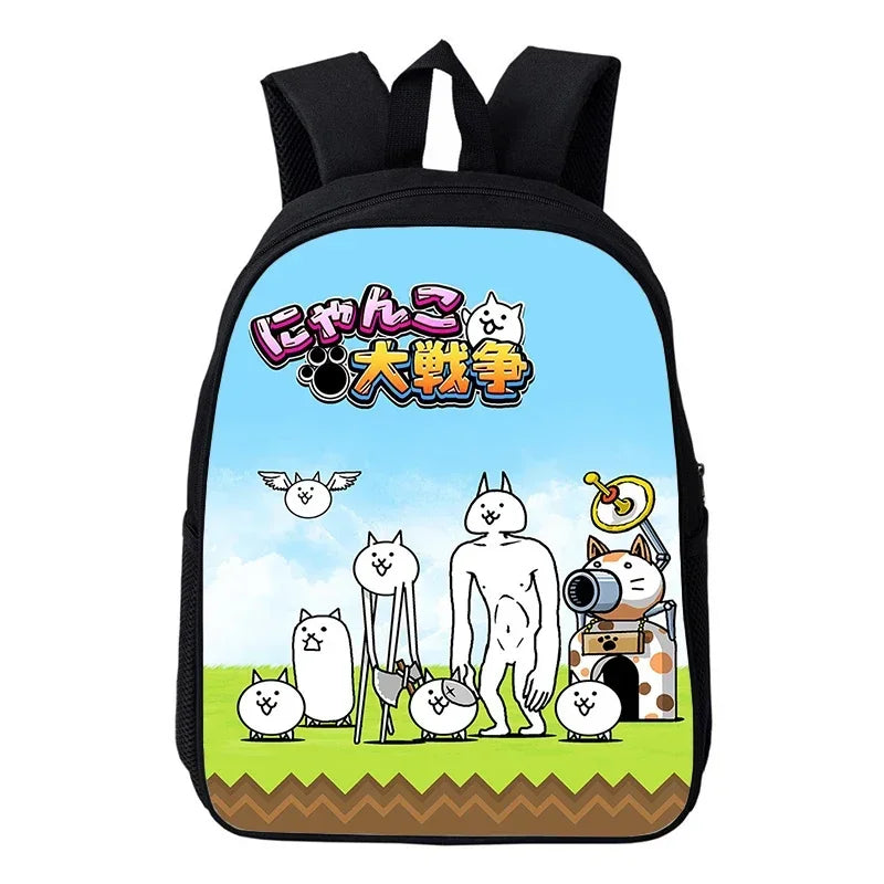 Kids Cartoon Print Stylish School Bags