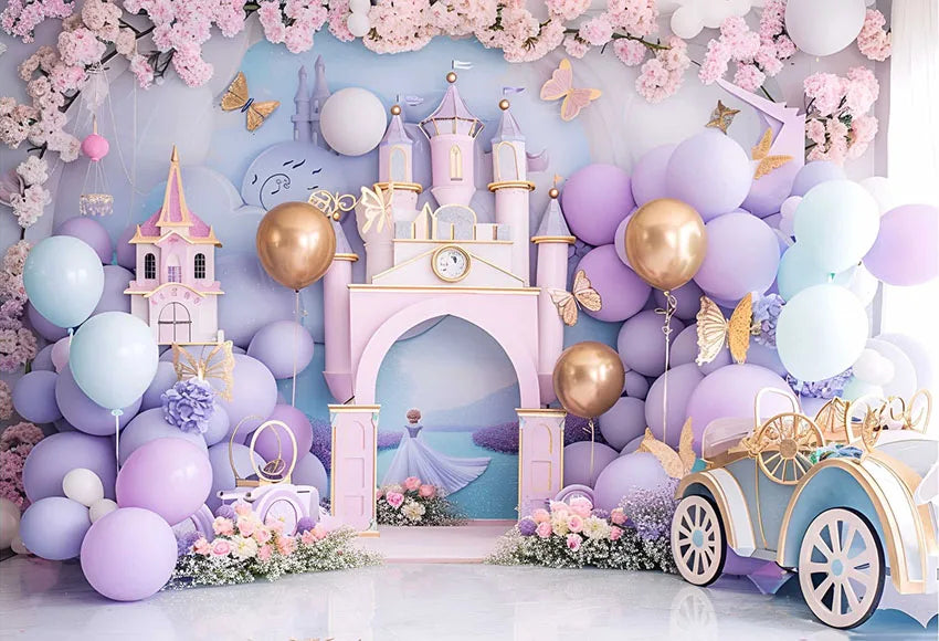 Floral Photography Background for Birthday Parties childrensterritory