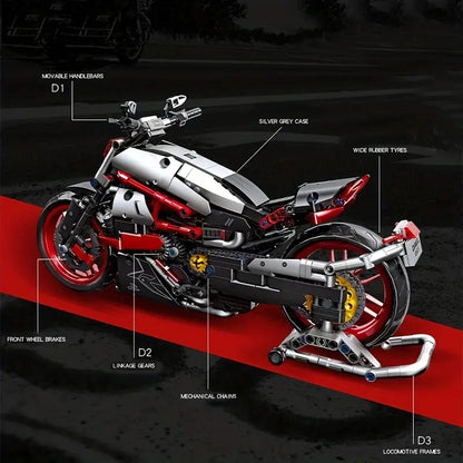 City Racing 896PCS Motorcycle Building Blocks For Kids childrensterritory