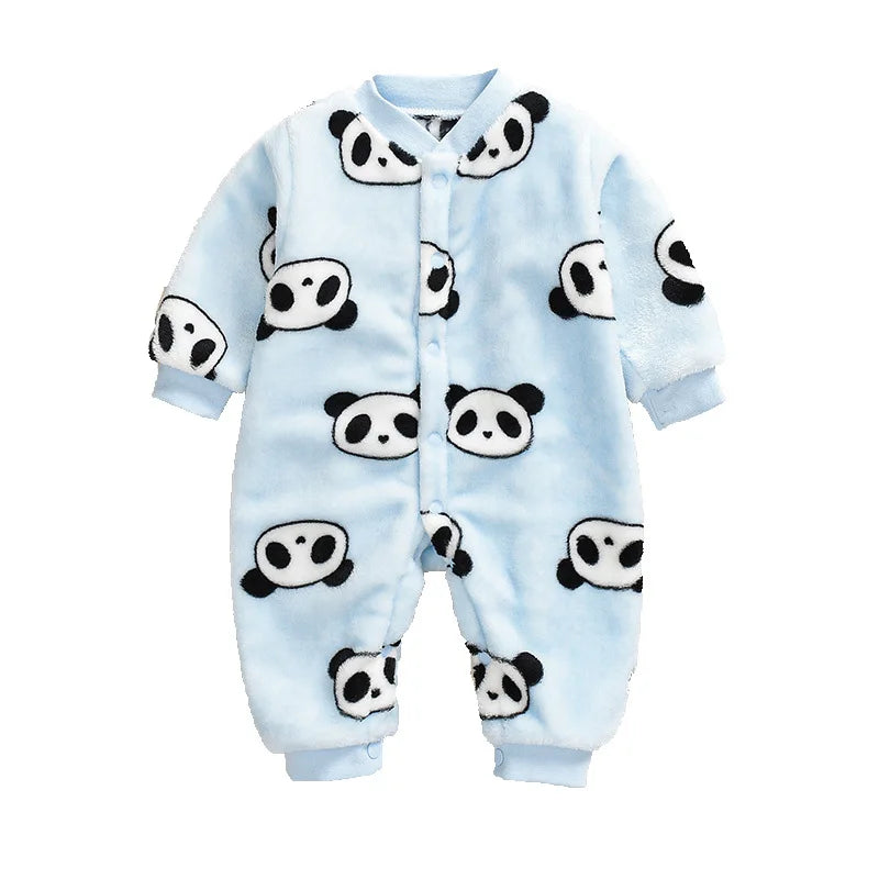 Baby Kids Cartoon Design Winter Bodysuits childrensterritory