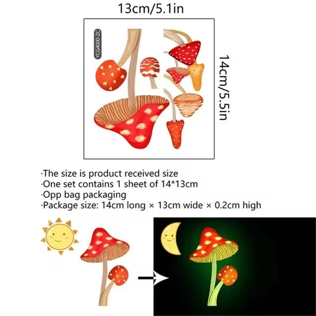 Shine In The Dark Unicorn Stars Wall Stickers for Bedroom childrensterritory