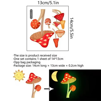 Shine In The Dark Unicorn Stars Wall Stickers for Bedroom childrensterritory