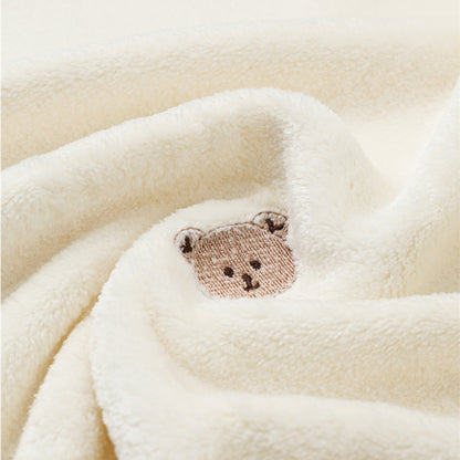 Newborn Baby Soft Fleece Winter Blanket Swaddle childrensterritory