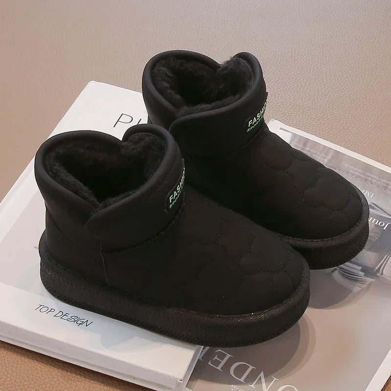 Kids' Fur Design Soft Casual Winter Shoes