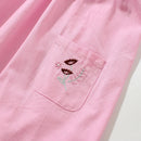 Little Girls Floral Appliques Design Summer Dress with Pockets childrensterritory