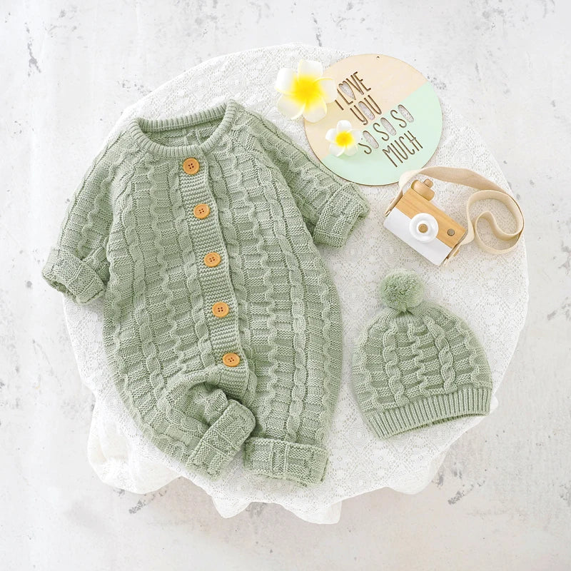 Baby Kids Long Sleeves Soft Winter Bodysuits childrensterritory