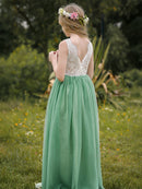 Little Girls Flower Lace Design Summer Birthday Dresses childrensterritory