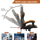 PU Leather Gaming Chair with Headrest and Lumbar Support childrensterritory