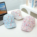 Little Girls Floral Design Adjustable Sports Hats childrensterritory