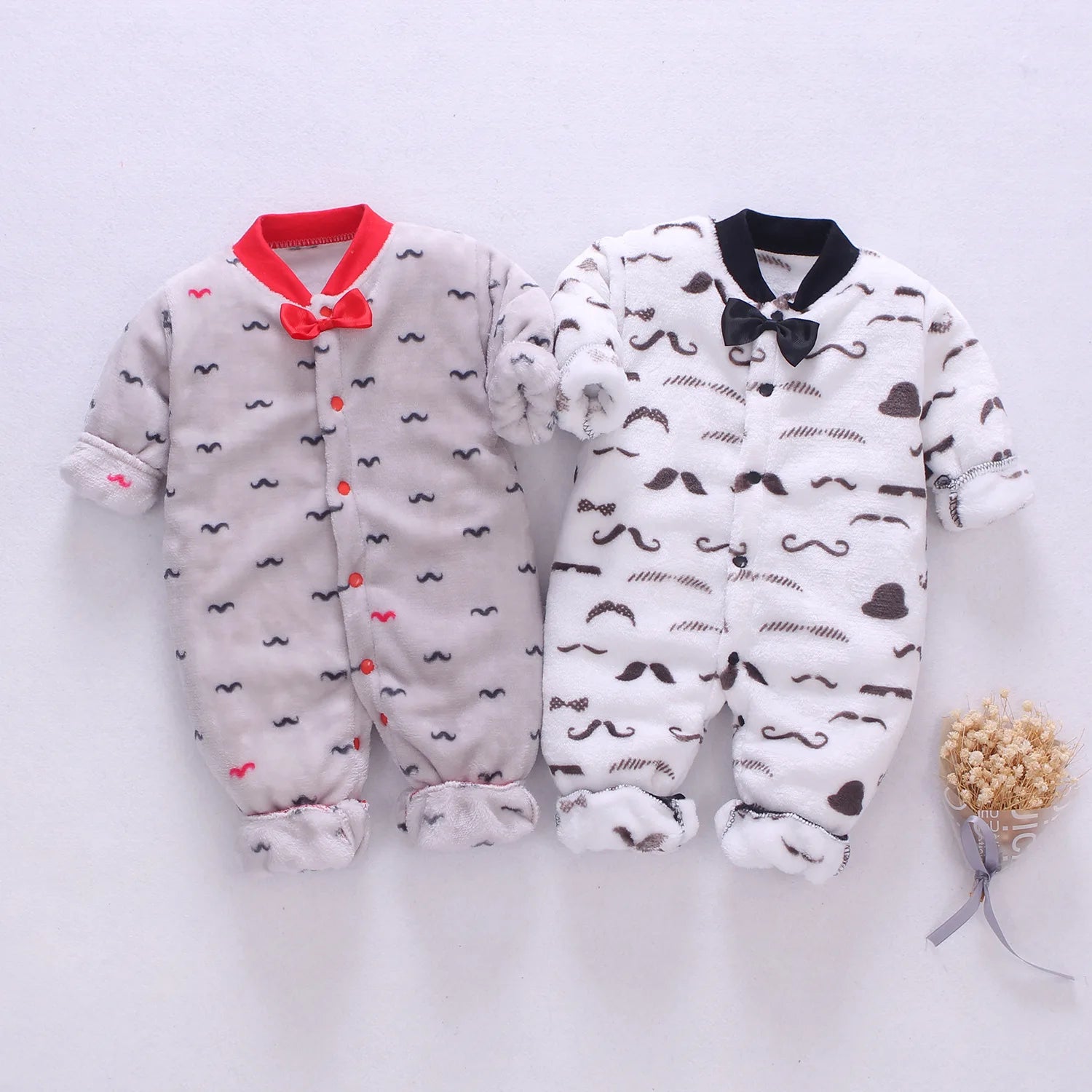 Baby Kids Long Sleeves Soft Winter Bodysuits