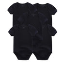 Short Sleeves Cartoon Print Soft Bodysuits For Baby Boys And Girls childrensterritory