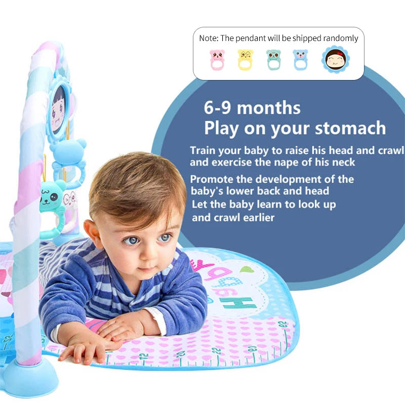Musical Pedal Piano Baby Fitness Game Mat childrensterritory