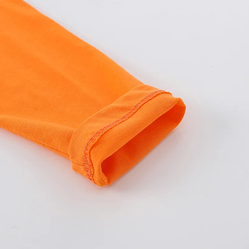 Full-Sleeve Animal Print Cotton T-Shirts For Girls