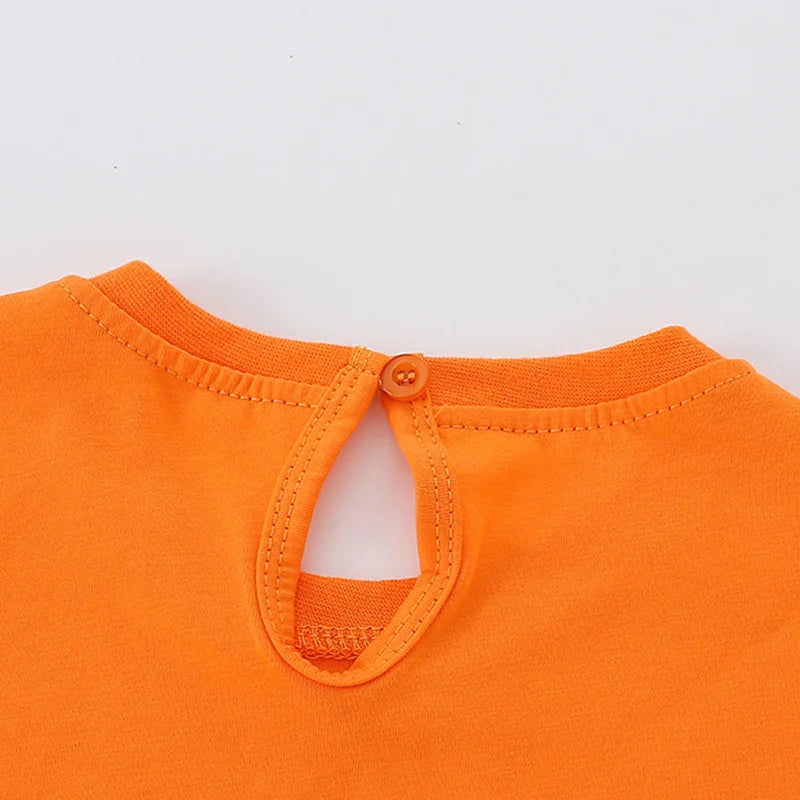 Full-Sleeve Animal Print Cotton T-Shirts For Girls