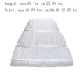 Kids Girls Lace Design 3 Hoops Underskirt for Dresses