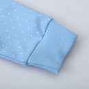 Rabbits Flowers Embroidered Little Girls Long Sleeve Sweatshirt childrensterritory